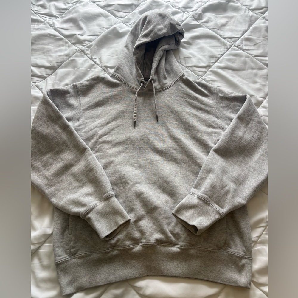 Uniqlo Gray Blank Hoodie Size M